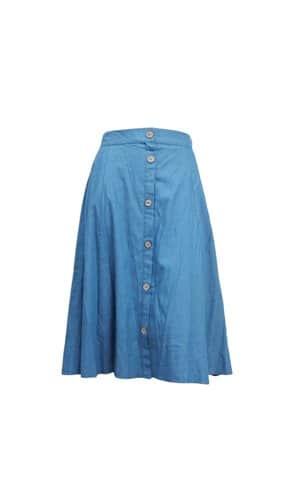 חצאית ענאל ג'ינס תכלת