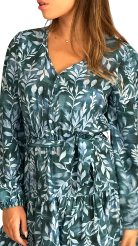 שמלת מקדמיה טורקיז תכלת