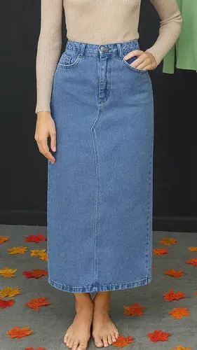 חצאית לימונית תכלת