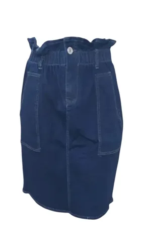 חצאית כיווץ ג'ינס כחול