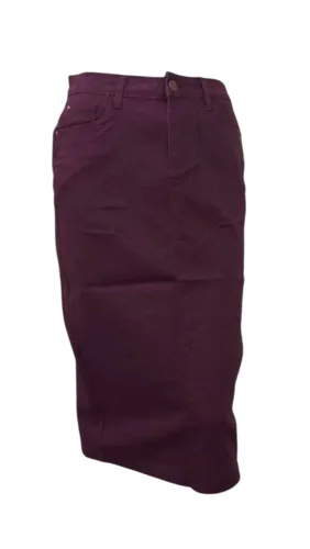 חצאית 1604 70 ס"מ בורדו