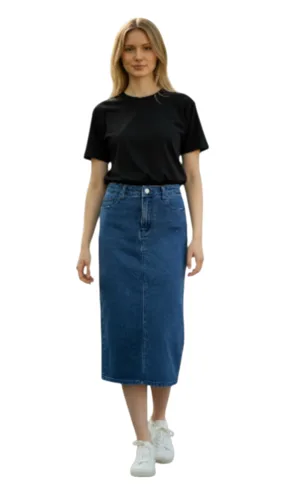 חצאית לימונית כחול