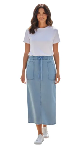 חצאית קורנית תכלת