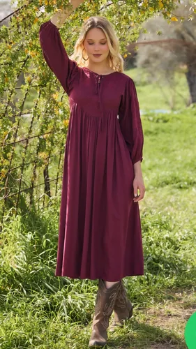 שמלת פרת בורדו