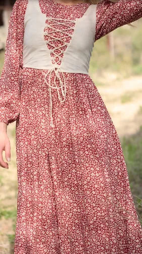 שמלת ערגה בורדו