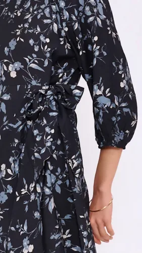 שמלת אפרתי שחור