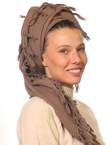 מטפחת שיה חום בהיר