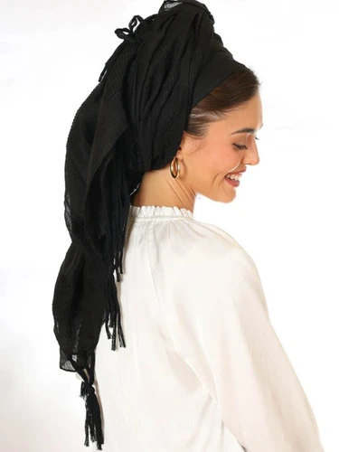 מטפחת ערמון שחור