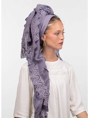 מטפחת מיקה סגול עתיק