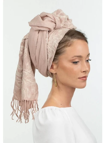 צעיף אפק ורוד