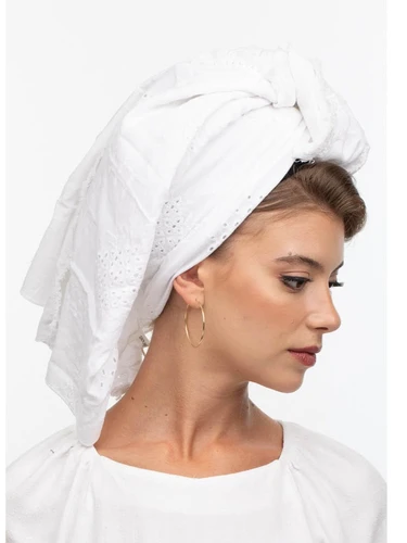 צעיף ליאם לבן