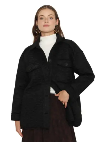 ג’קט לבד ארוך מגע כבש