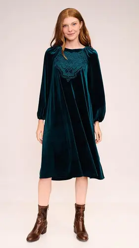 שמלת דומיה טורקיז