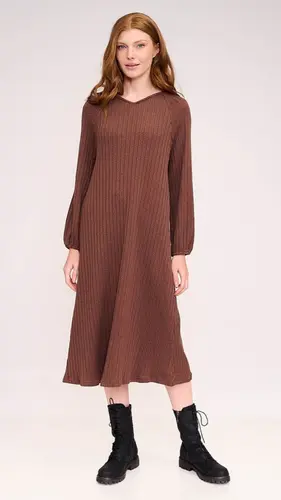 שמלת צמאון חום