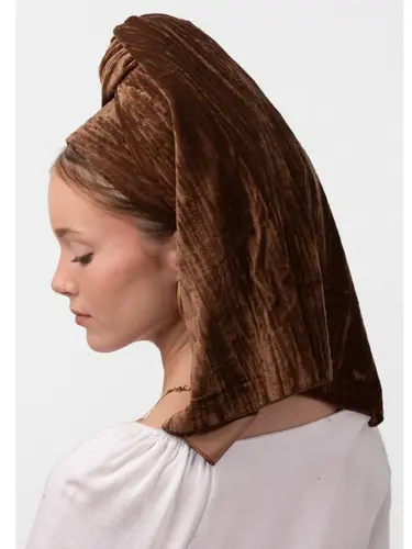 צעיף אלונים חום