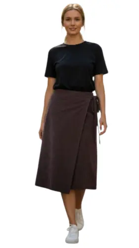 חצאית ניר חום