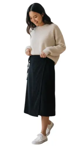 חצאית ניר שחור