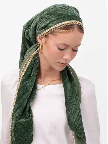 מטפחת משולשת אופירה ירוק