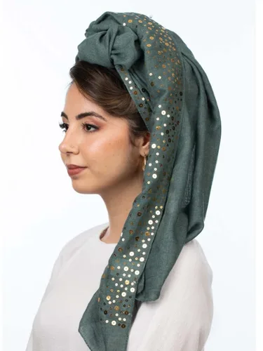 צעיף עננה ירוק