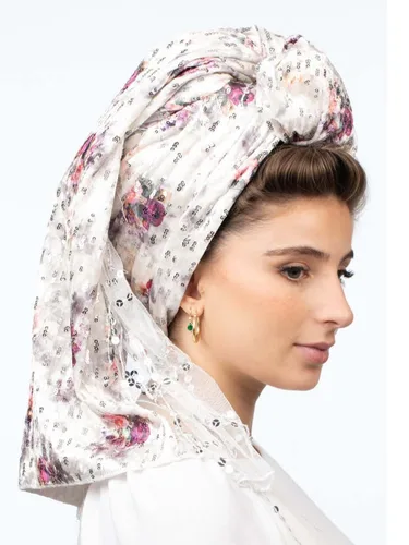 צעיף אסתי פרחוני