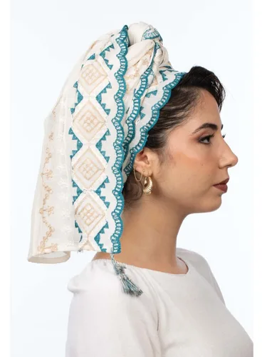 צעיף לוסי שמנת