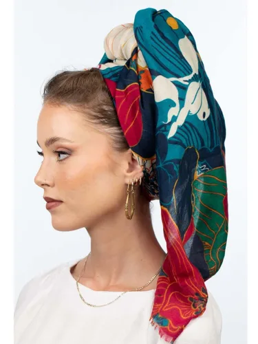 צעיף ליזה כחול