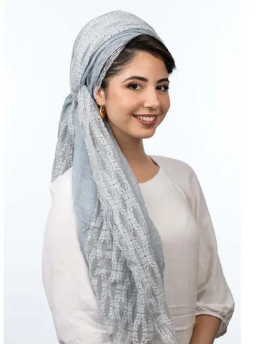 צעיף מיכאלה תכלת