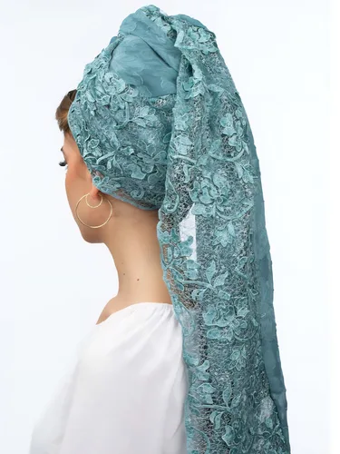 צעיף חיזיון טורקיז