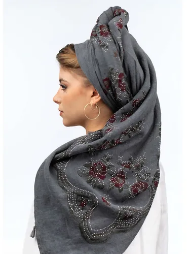 מטפחת חנה אפור