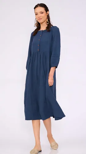 שמלת גדות כחול