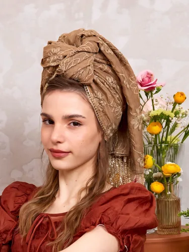 צעיף שמש חומה