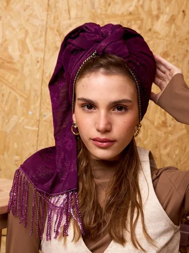 צעיף נמסיס סגול