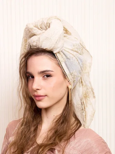 צעיף שמש שמנת