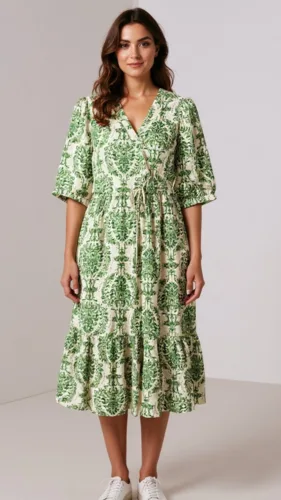 שמלת מטולה ירוק