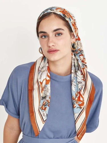 מטפחת לואיז כתום