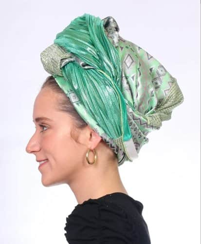 צעיף ליבת ירוק